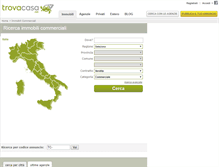 Tablet Screenshot of commerciale.trovacasa.net
